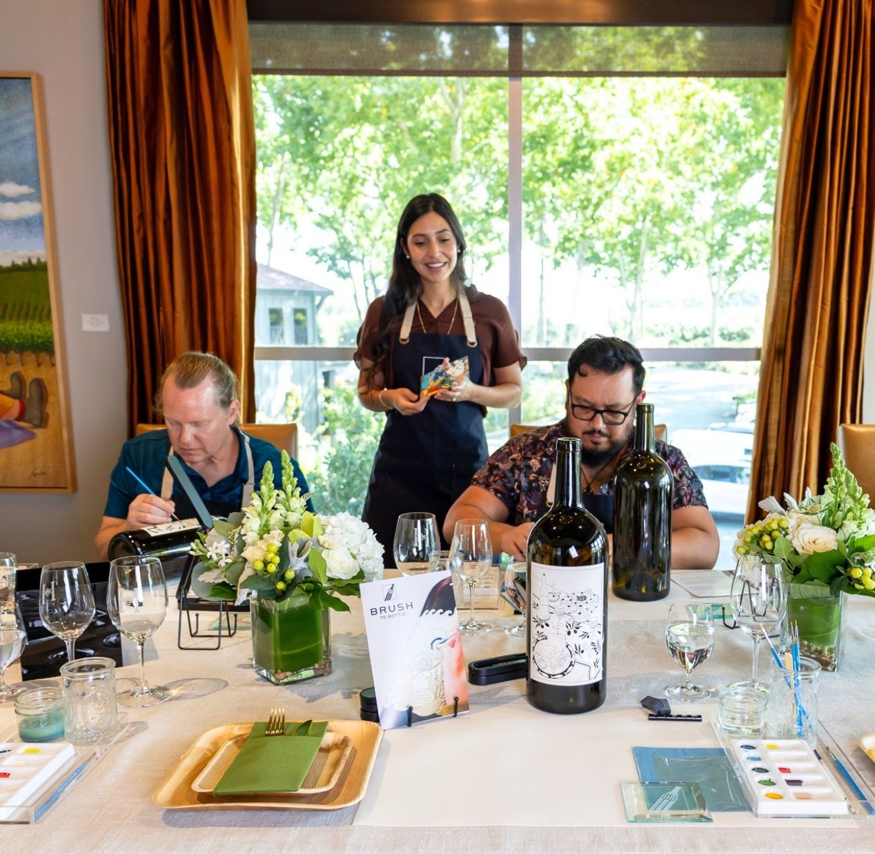 Brush to bottle experience by Bergin