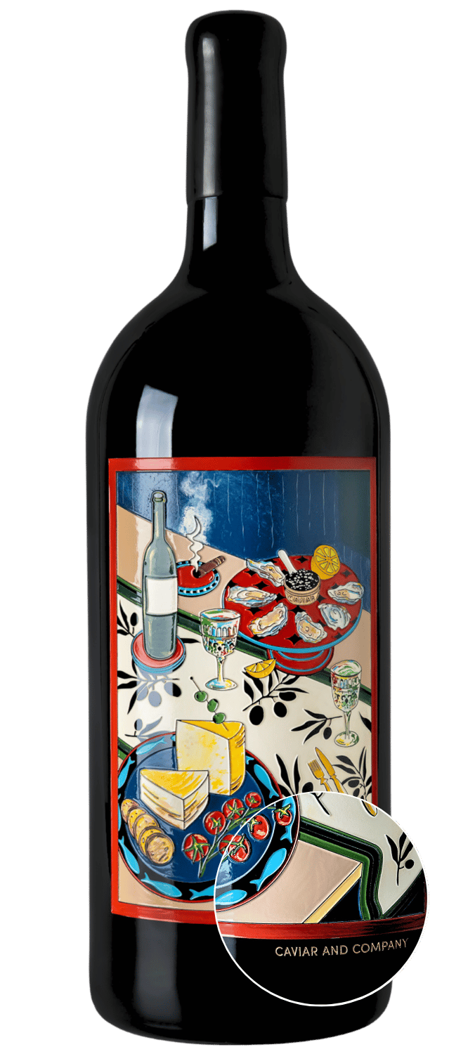 text drop and numbering wine bottle etching