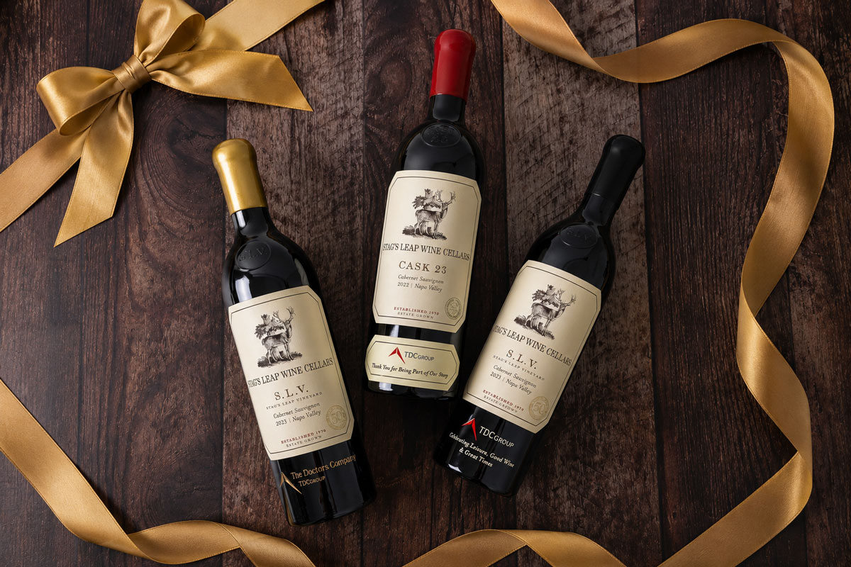 Custom Corporate Wine Bottles